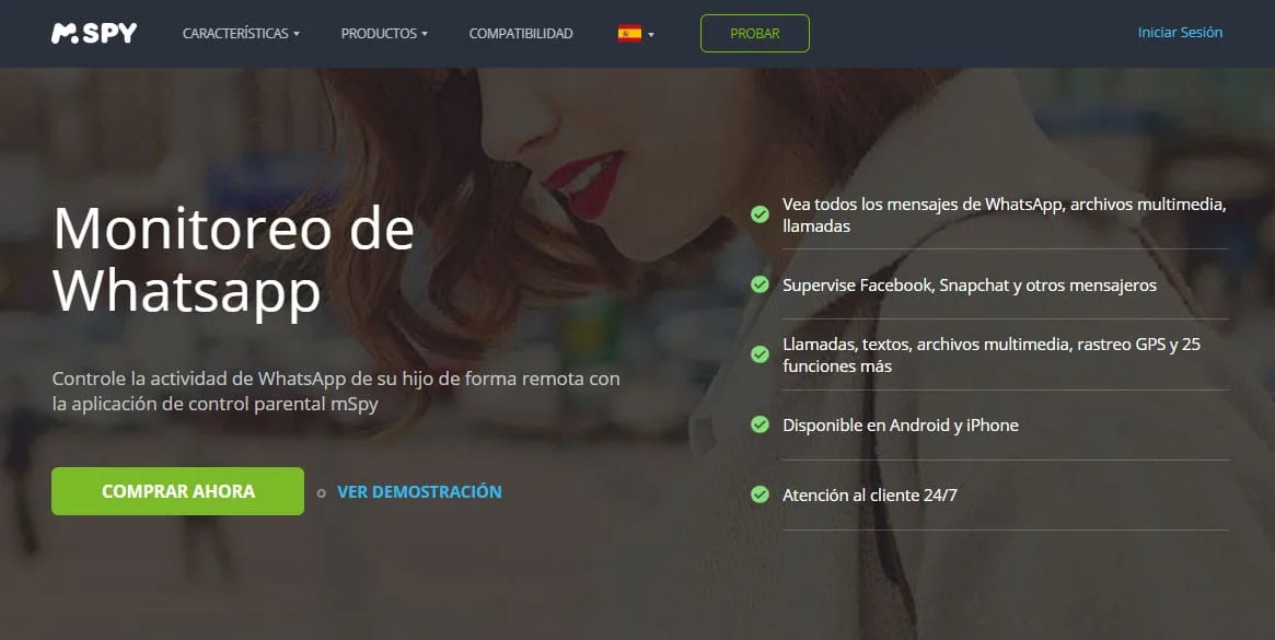 Captura de la aplicación